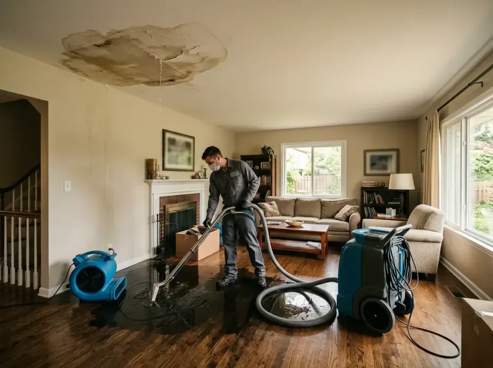 attic-pipe-burst-ceiling-drip-008 — frequently asked questions, Water Damage Restoration & Carpet Care in Pleasant Valley, MO
